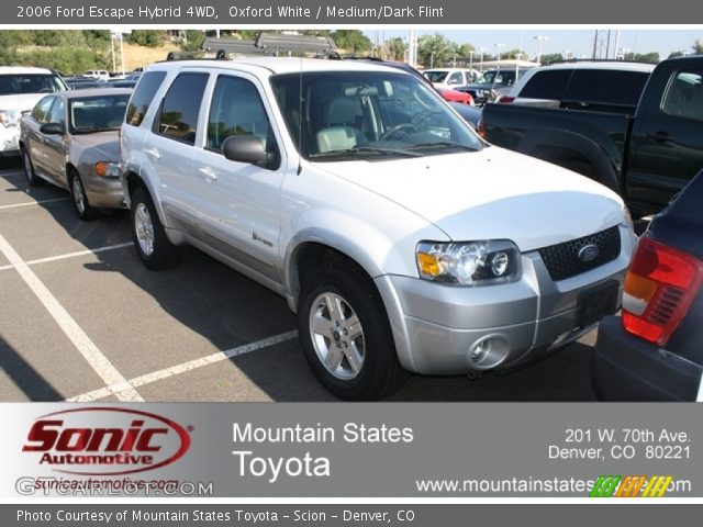 2006 Ford Escape Hybrid 4WD in Oxford White