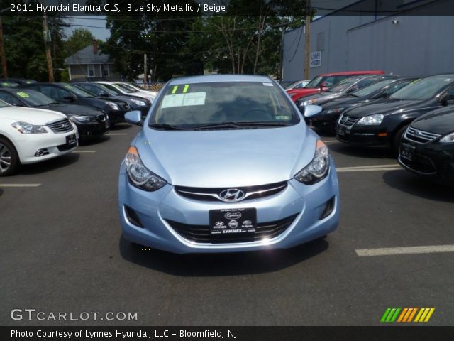 2011 Hyundai Elantra GLS in Blue Sky Metallic