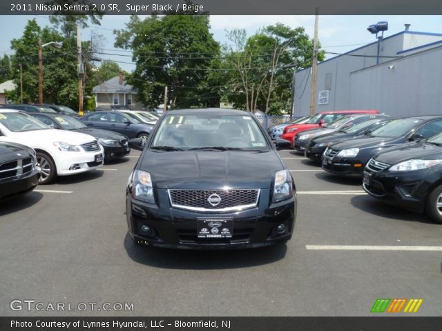 Super Black - 2011 Nissan Sentra 2.0 SR - Beige Interior | GTCarLot ...
