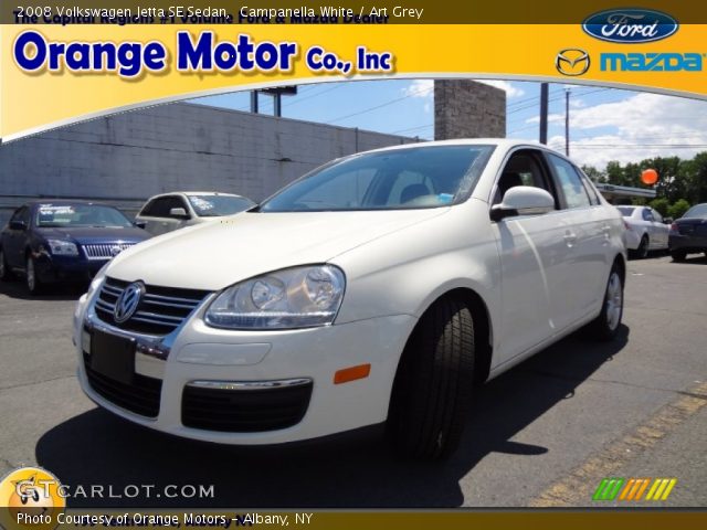 2008 Volkswagen Jetta SE Sedan in Campanella White