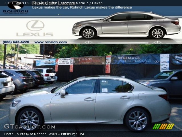 2013 Lexus GS 350 AWD in Satin Cashmere Metallic