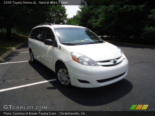 2008 Toyota Sienna LE in Natural White