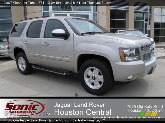 2007 Chevrolet Tahoe Z71 in Silver Birch Metallic