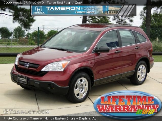 2009 Honda CR-V LX 4WD in Tango Red Pearl