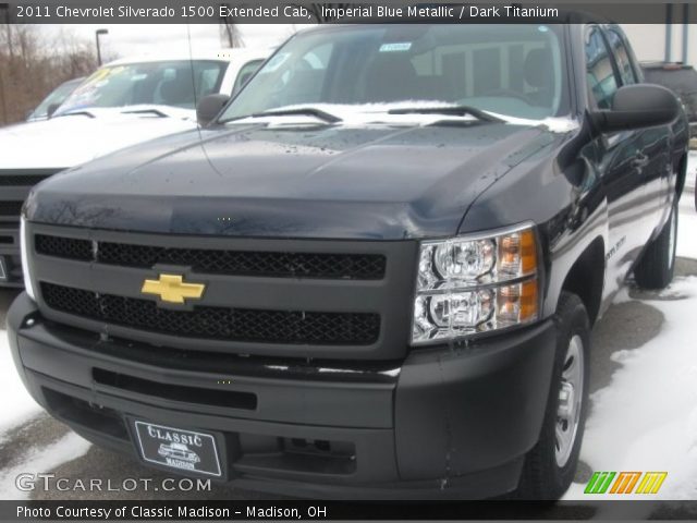 2011 Chevrolet Silverado 1500 Extended Cab in Imperial Blue Metallic