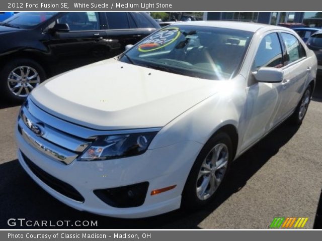2012 Ford Fusion SE in White Suede