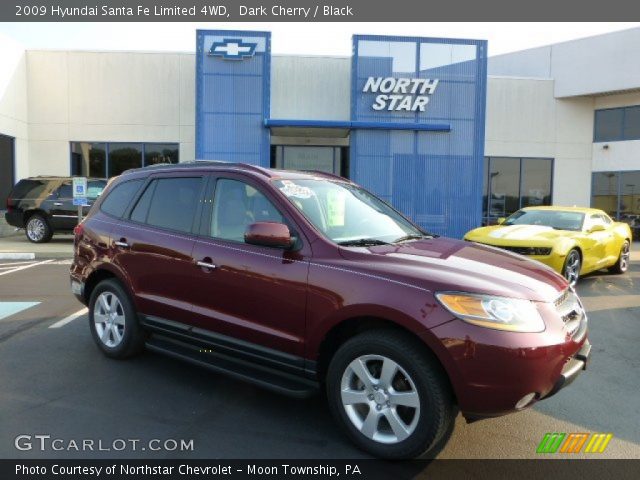 2009 Hyundai Santa Fe Limited 4WD in Dark Cherry