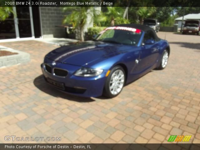 2008 BMW Z4 3.0i Roadster in Montego Blue Metallic