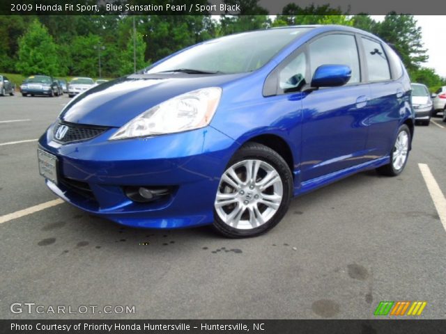 2009 Honda Fit Sport in Blue Sensation Pearl