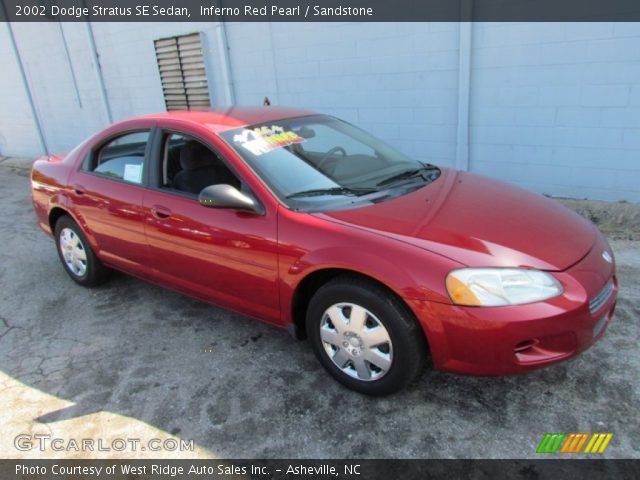 2002 Dodge Stratus SE Sedan in Inferno Red Pearl