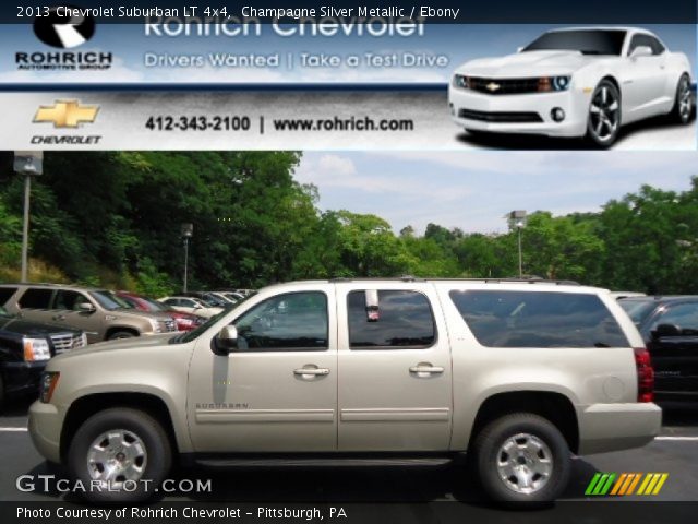 2013 Chevrolet Suburban LT 4x4 in Champagne Silver Metallic