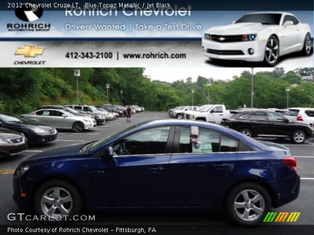 2012 Chevrolet Cruze LT in Blue Topaz Metallic
