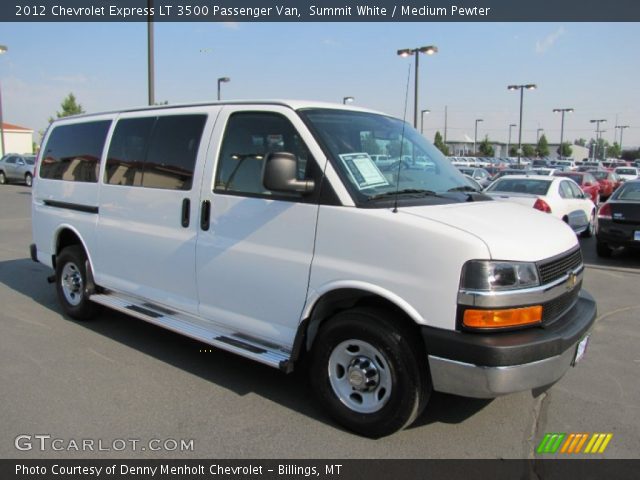2012 Chevrolet Express LT 3500 Passenger Van in Summit White