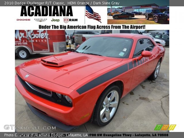 2010 Dodge Challenger R/T Classic in HEMI Orange