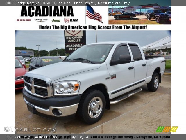 2009 Dodge Ram 2500 SXT Quad Cab in Bright White