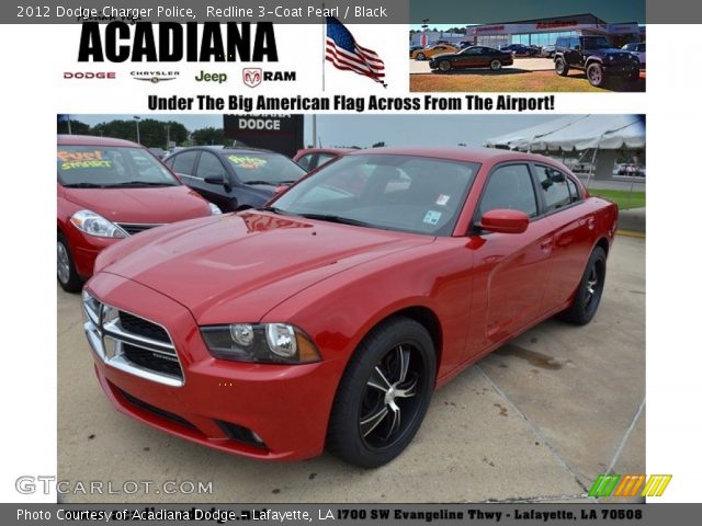 2012 Dodge Charger Police in Redline 3-Coat Pearl