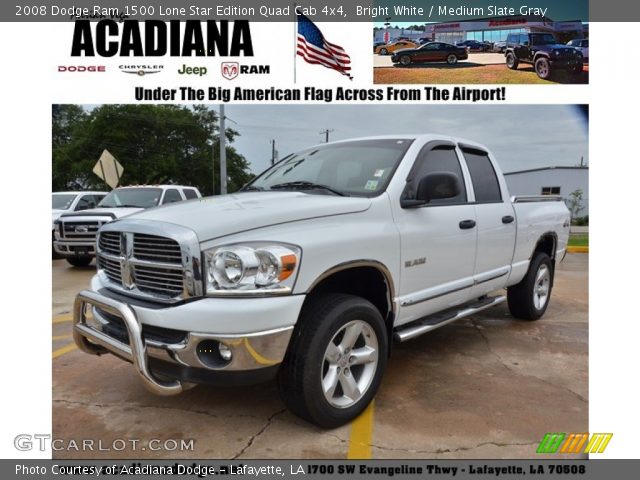 2008 Dodge Ram 1500 Lone Star Edition Quad Cab 4x4 in Bright White