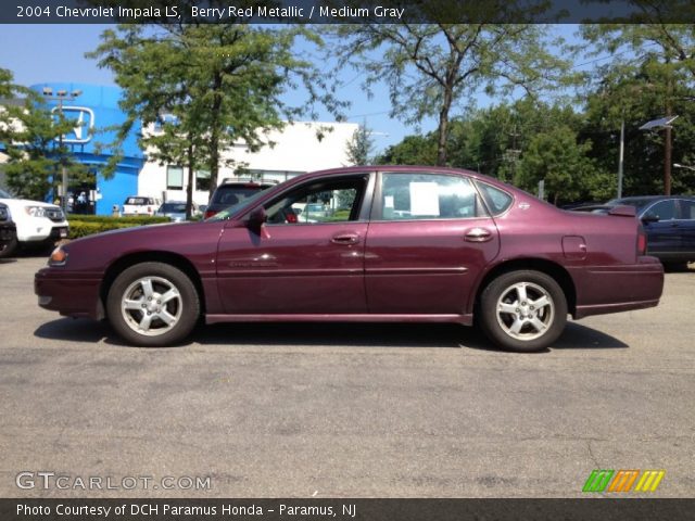 2004 Chevrolet Impala LS in Berry Red Metallic