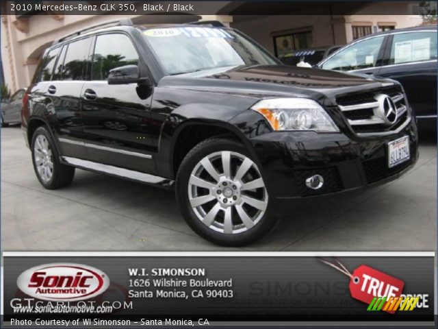 2010 Mercedes-Benz GLK 350 in Black