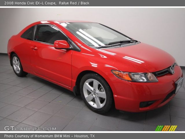 2008 Honda Civic EX-L Coupe in Rallye Red