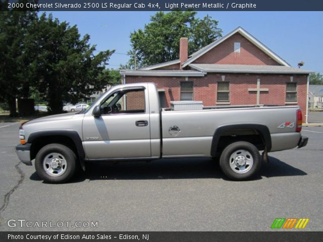 2000 Chevrolet Silverado 2500 LS Regular Cab 4x4 in Light Pewter Metallic