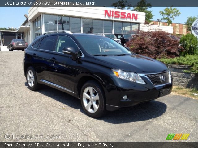 2011 Lexus RX 350 AWD in Stargazer Black