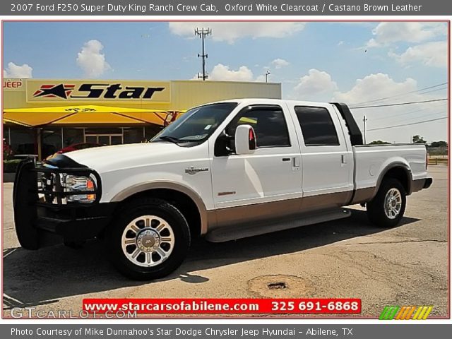 2007 Ford F250 Super Duty King Ranch Crew Cab in Oxford White Clearcoat