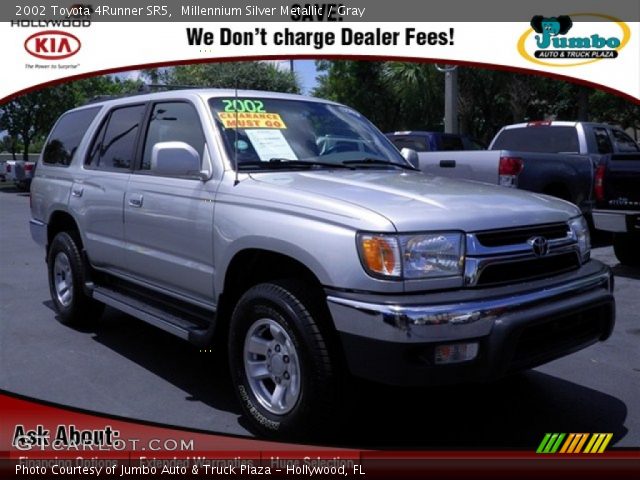 2002 Toyota 4Runner SR5 in Millennium Silver Metallic