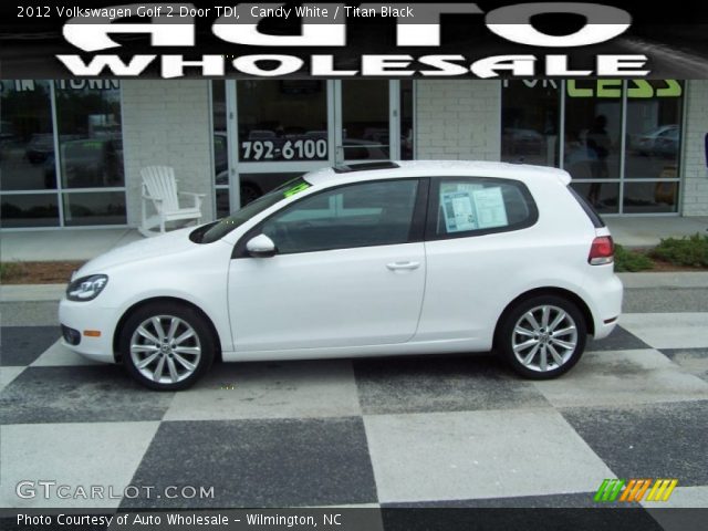 2012 Volkswagen Golf 2 Door TDI in Candy White