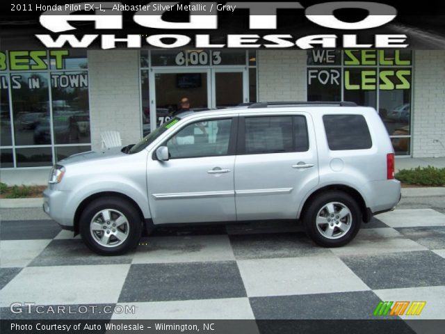 2011 Honda Pilot EX-L in Alabaster Silver Metallic