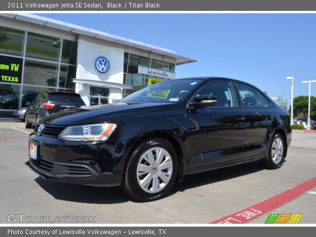 2011 Volkswagen Jetta SE Sedan in Black