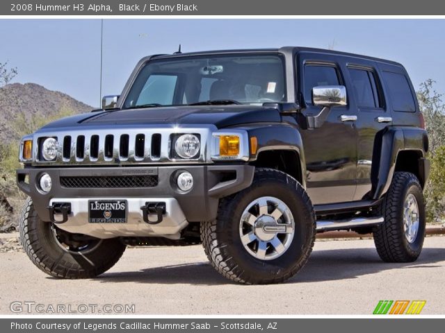 2008 Hummer H3 Alpha in Black