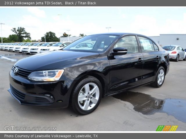 2012 Volkswagen Jetta TDI Sedan in Black