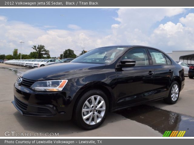 2012 Volkswagen Jetta SE Sedan in Black