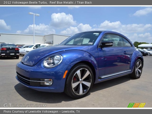 2012 Volkswagen Beetle Turbo in Reef Blue Metallic