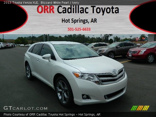 2013 Toyota Venza XLE in Blizzard White Pearl