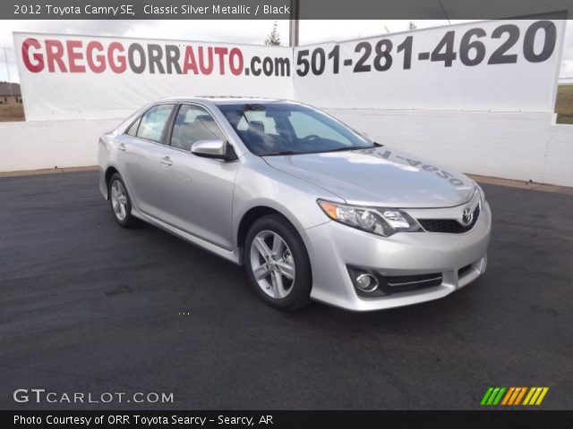 2012 Toyota Camry SE in Classic Silver Metallic