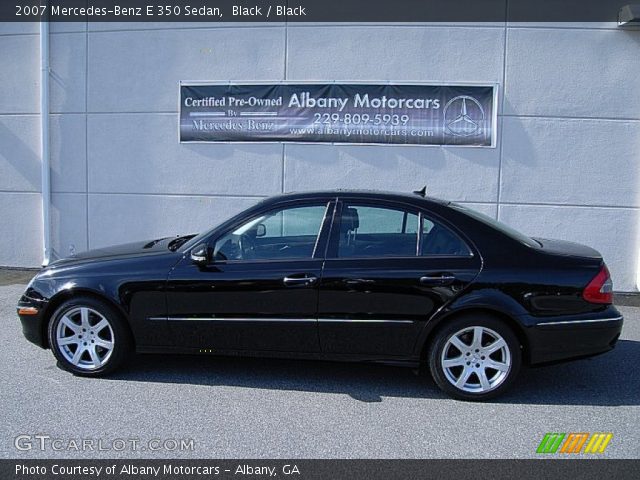 2007 Mercedes-Benz E 350 Sedan in Black