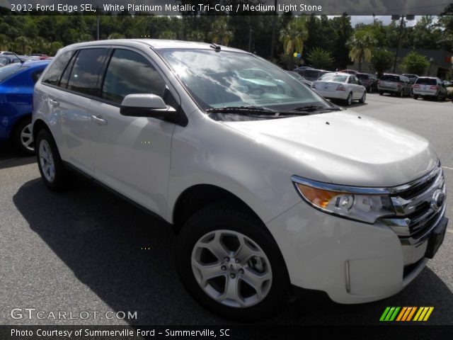 2012 Ford Edge SEL in White Platinum Metallic Tri-Coat