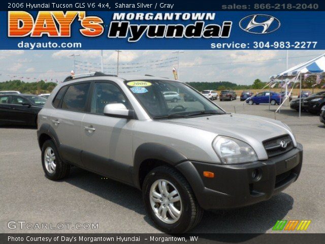 2006 Hyundai Tucson GLS V6 4x4 in Sahara Silver