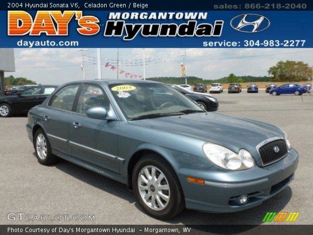 2004 Hyundai Sonata V6 in Celadon Green