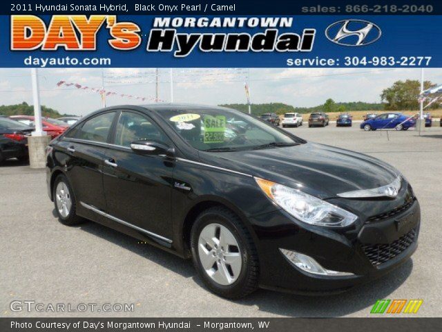 2011 Hyundai Sonata Hybrid in Black Onyx Pearl