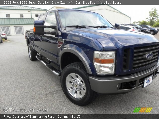 2008 Ford F250 Super Duty FX4 Crew Cab 4x4 in Dark Blue Pearl Metallic