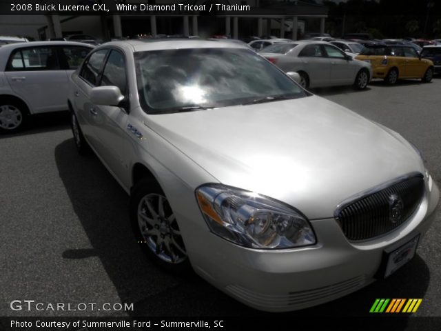 2008 Buick Lucerne CXL in White Diamond Tricoat