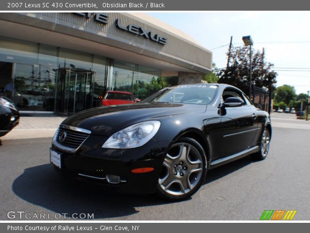 2007 Lexus SC 430 Convertible in Obsidian Black