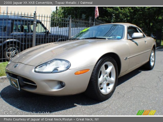 2000 Jaguar XK XK8 Convertible in Topaz Metallic