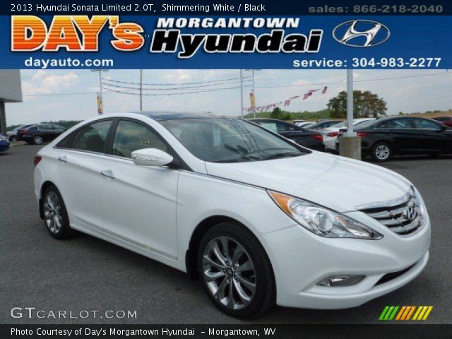 2013 Hyundai Sonata Limited 2.0T in Shimmering White