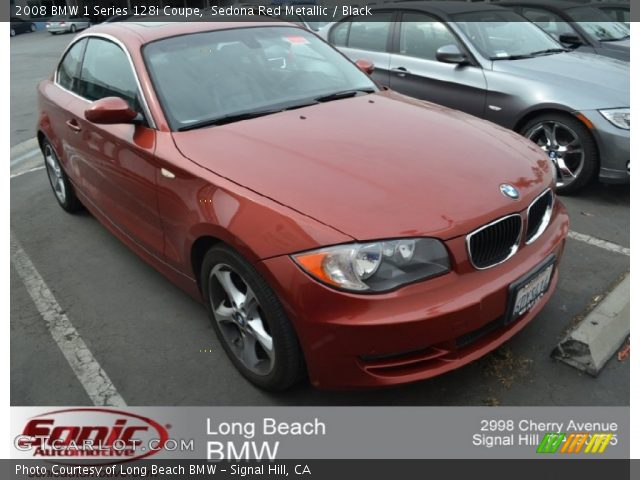 2008 BMW 1 Series 128i Coupe in Sedona Red Metallic