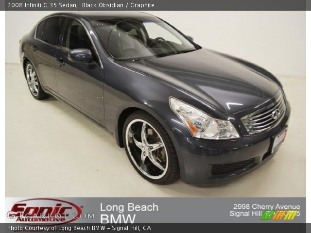 2008 Infiniti G 35 Sedan in Black Obsidian