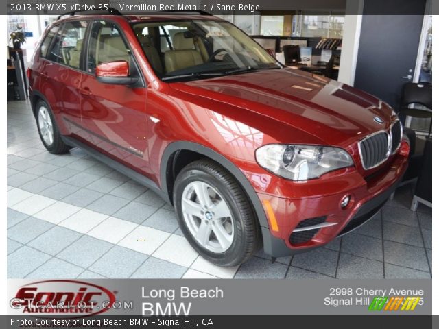 2013 BMW X5 xDrive 35i in Vermilion Red Metallic